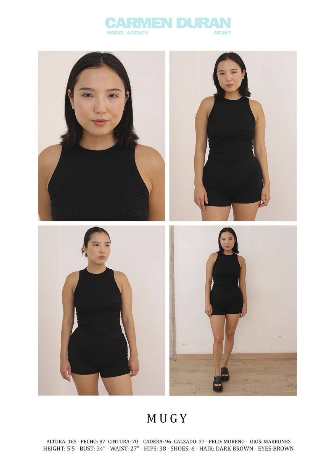 MUGY. Carmen Duran Model Agency.