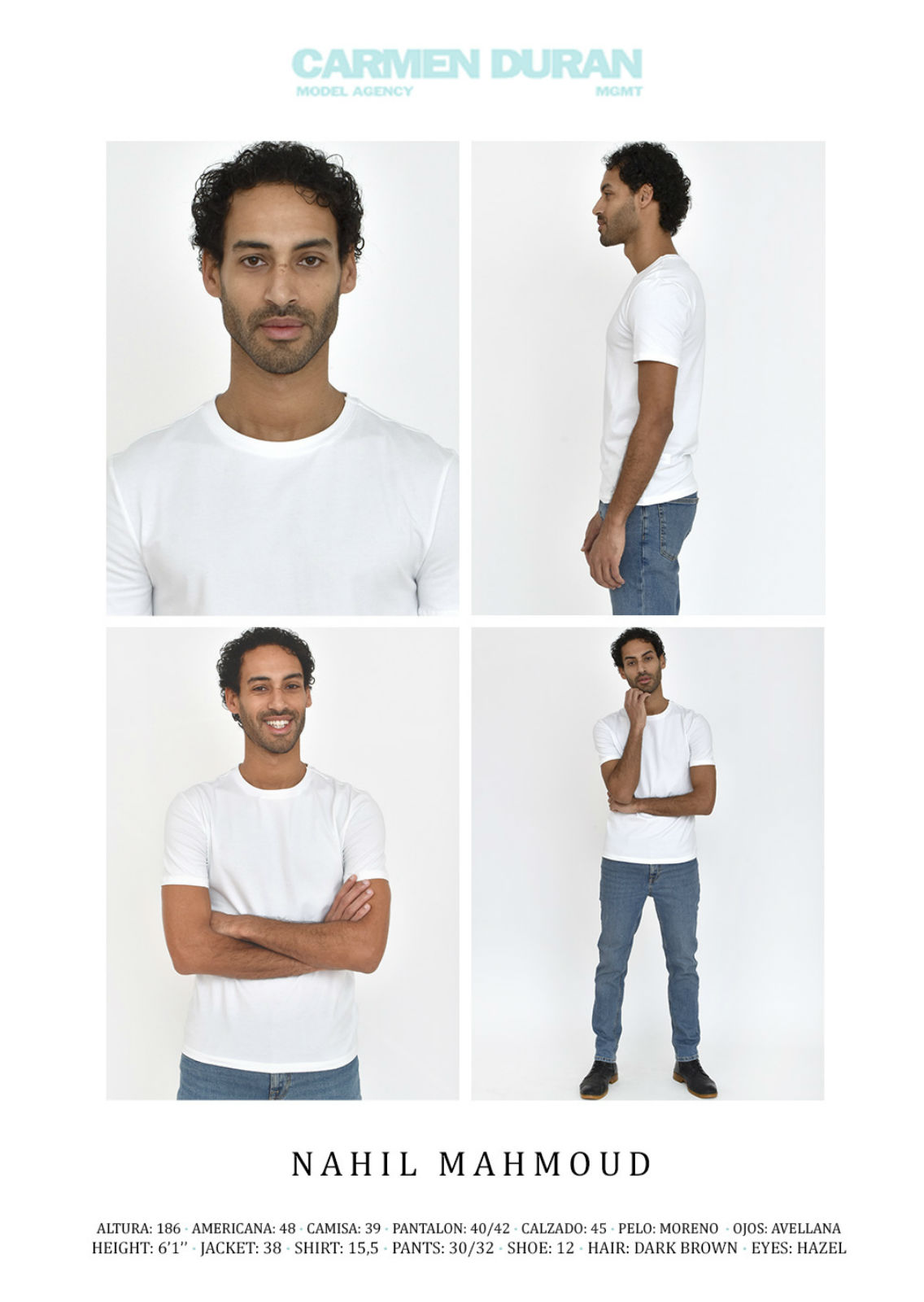 NAHIL . Carmen Duran Model Agency.