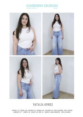 NATALIA GOMEZ. Carmen Duran Model Agency.