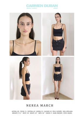 NEREA MARCH. Carmen Duran Model Agency.