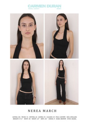 NEREA MARCH. Carmen Duran Model Agency.