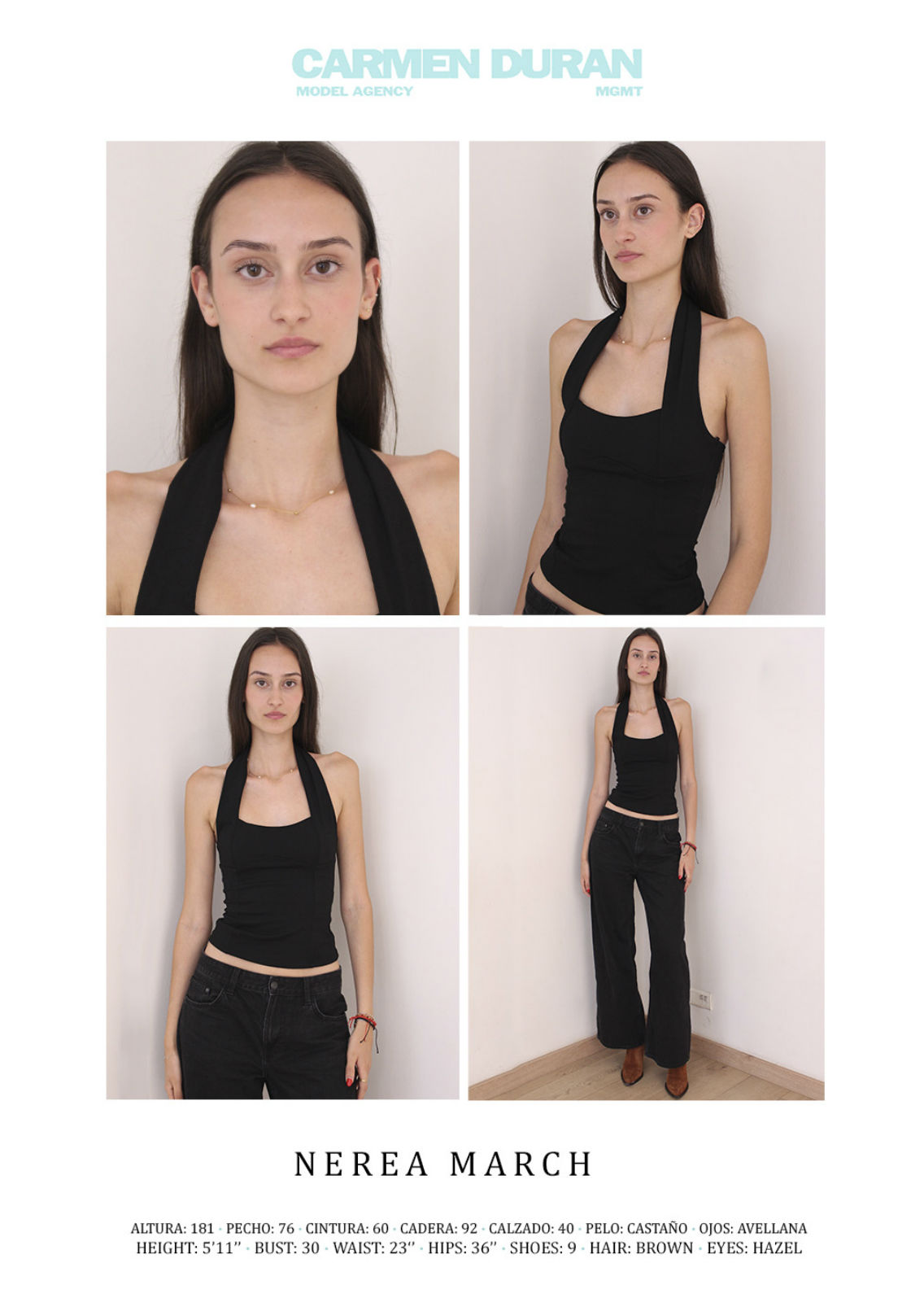 NEREA MARCH. Carmen Duran Model Agency.