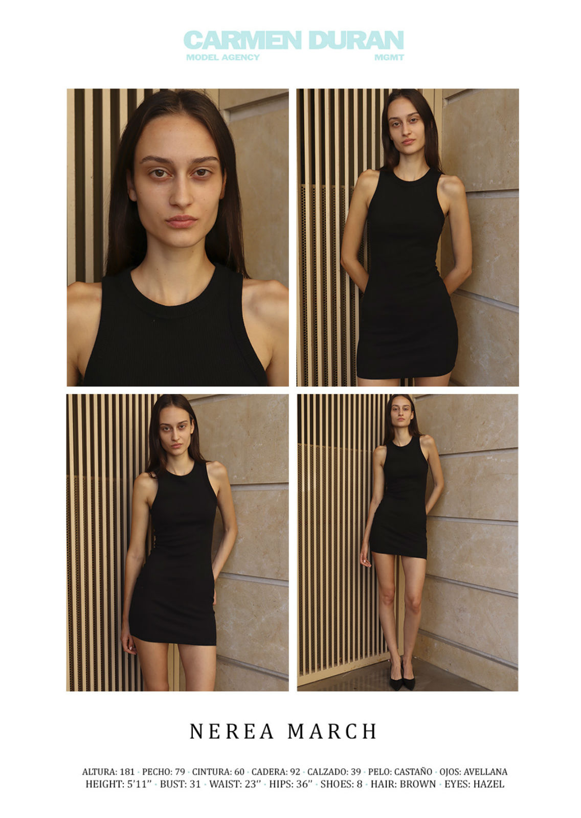 NEREA MARCH. Carmen Duran Model Agency.