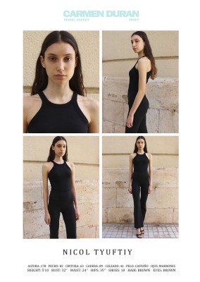 NICOL TYUFTIY. Carmen Duran Model Agency.
