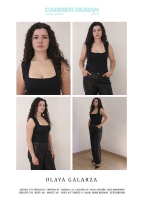 OLAYA GALARZA. Carmen Duran Model Agency.