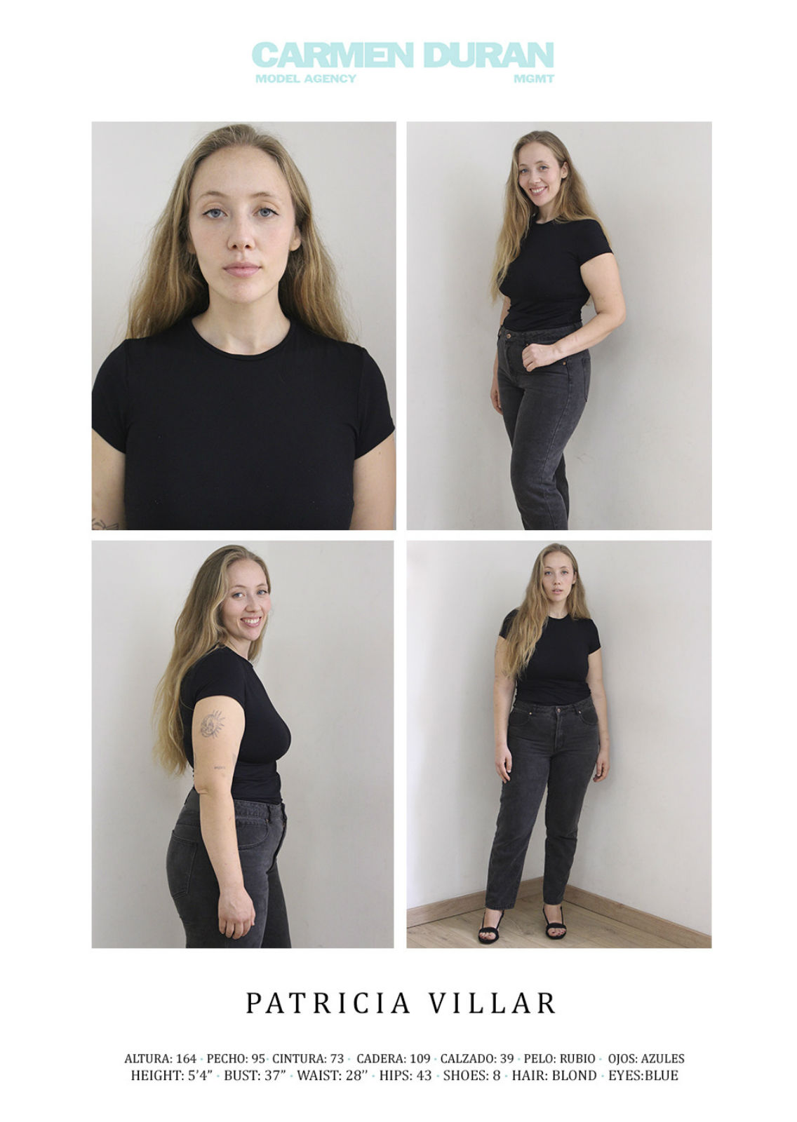 PATRICIA VILLAR. Carmen Duran Model Agency.