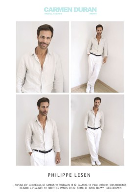 PHILIPPE LESEN. Carmen Duran Model Agency.