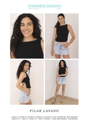 PILAR LAVADO. Carmen Duran Model Agency.