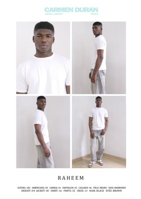 RAHEEM. Carmen Duran Model Agency.