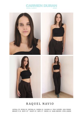 RAQUEL NAVIO. Carmen Duran Model Agency.