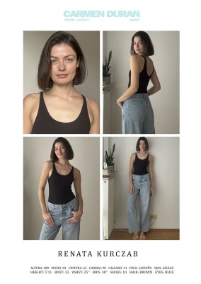 RENATA KURCZAB. Carmen Duran Model Agency.
