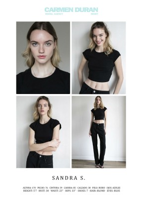 SANDRA S.. Carmen Duran Model Agency.