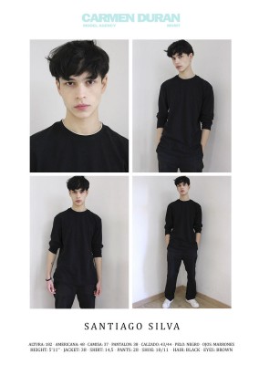 SANTIAGO SILVA . Carmen Duran Model Agency.