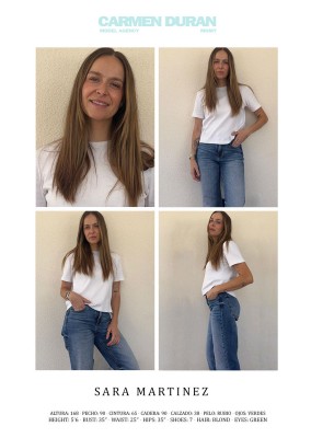 SARA MARTINEZ. Carmen Duran Model Agency.