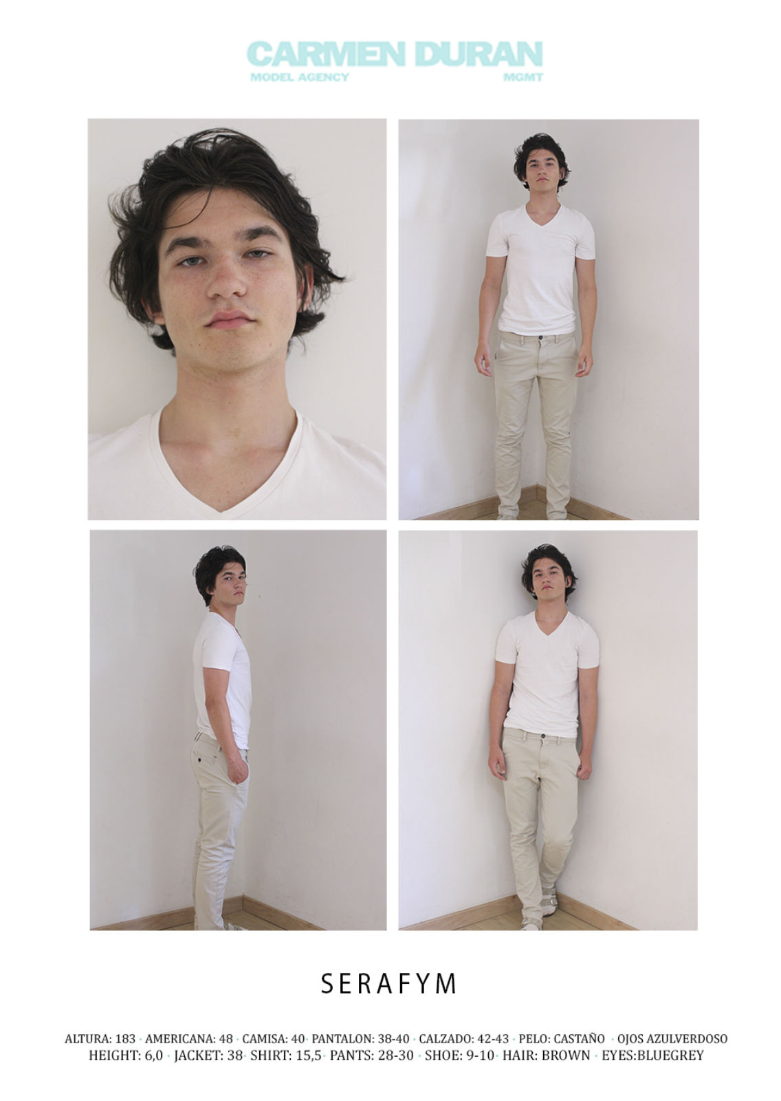 SERAFYM . Carmen Duran Model Agency.