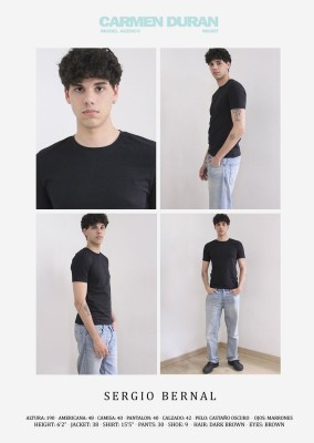 SERGIO BERNAL. Carmen Duran Model Agency.