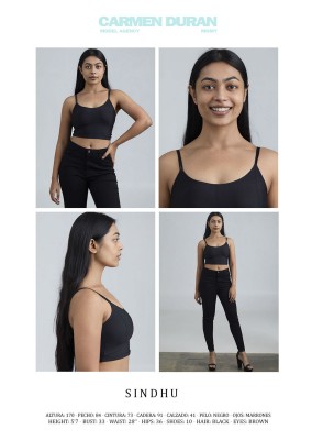 SINDHU. Carmen Duran Model Agency.