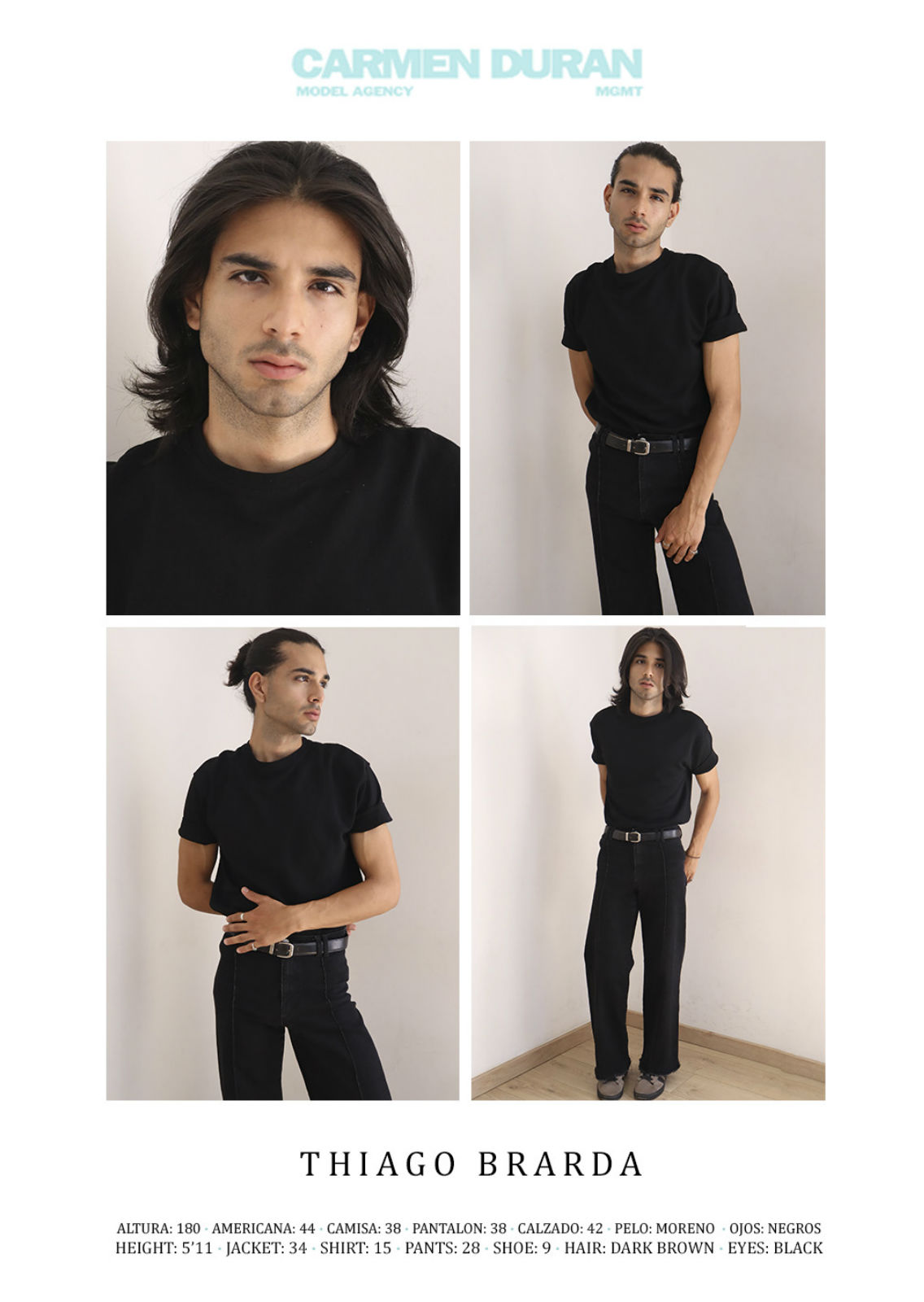 THIAGO BRARDA. Carmen Duran Model Agency.