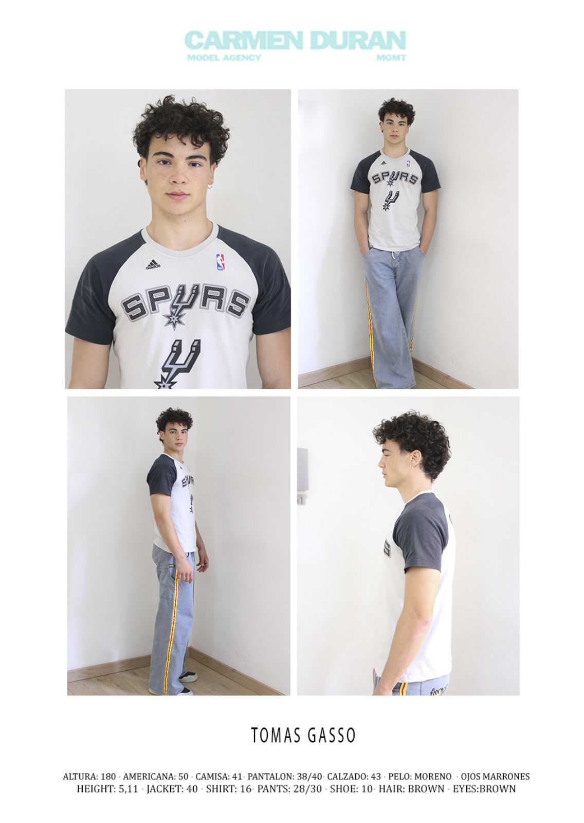 TOMAS GASSO. Carmen Duran Model Agency.