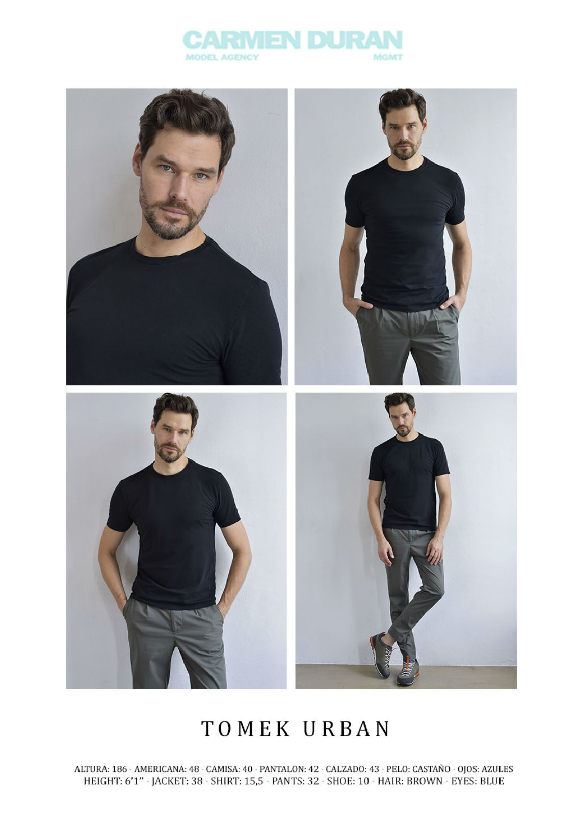 TOMEK URBAN. Carmen Duran Model Agency.