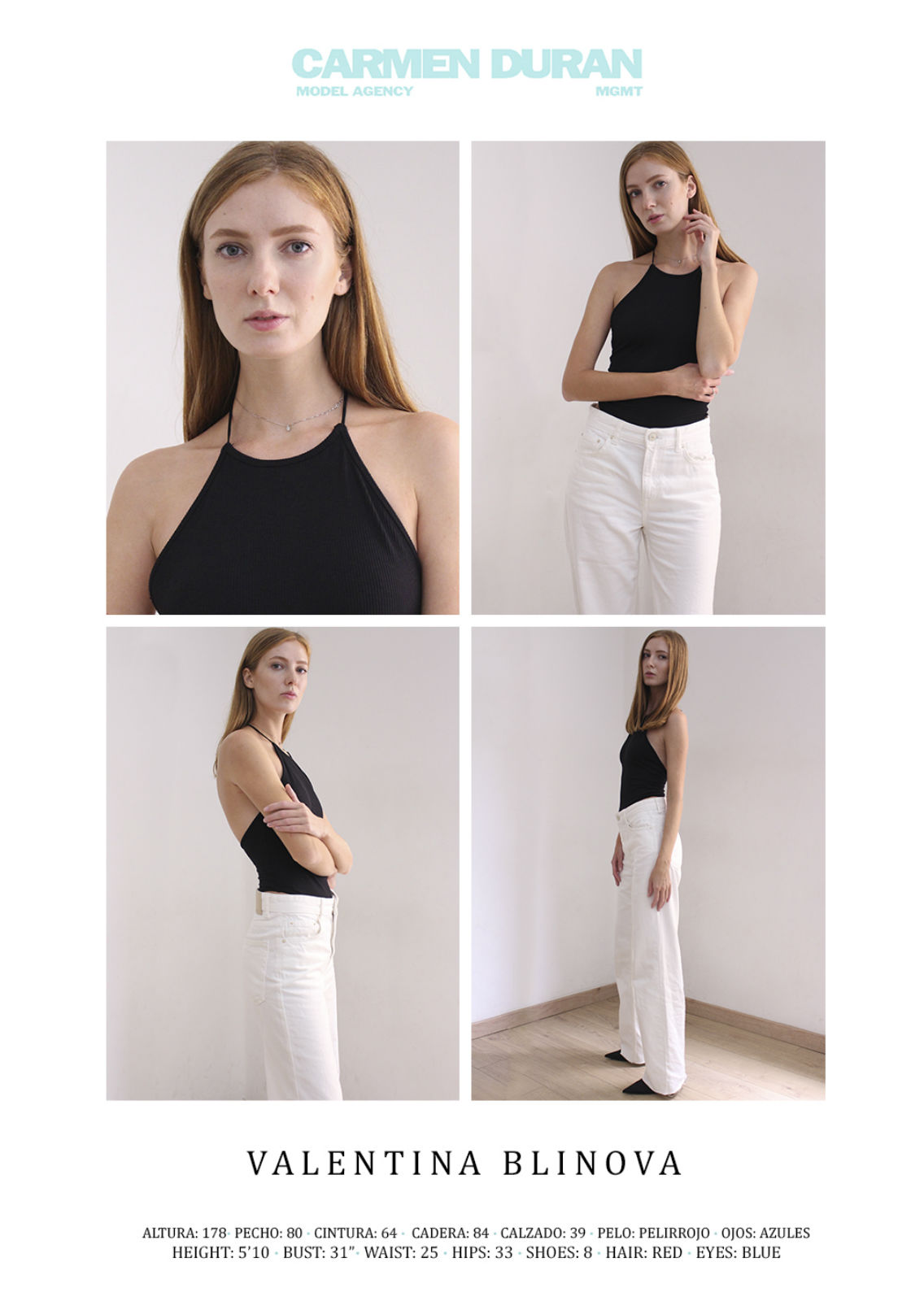 VALENTINA BLINOVA. Carmen Duran Model Agency.