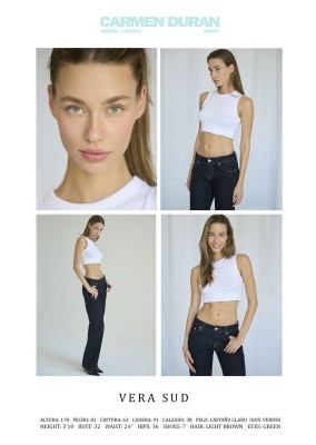 VERA SUD. Carmen Duran Model Agency.