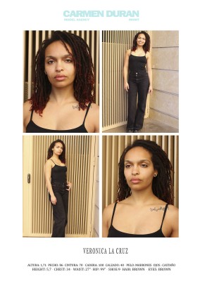 VERONICA DE LA CRUZ. Carmen Duran Model Agency.