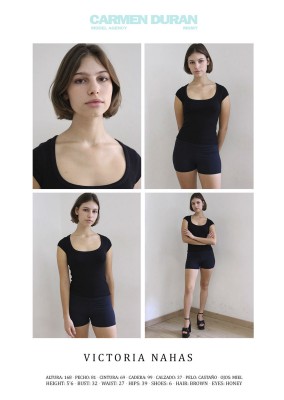 VICTORIA NAHAS. Carmen Duran Model Agency.