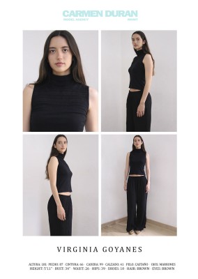 VIRGINIA GOYANES . Carmen Duran Model Agency.