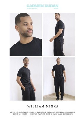 WILLIAM MINKA. Carmen Duran Model Agency.
