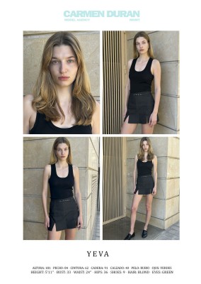 YEVA . Carmen Duran Model Agency.