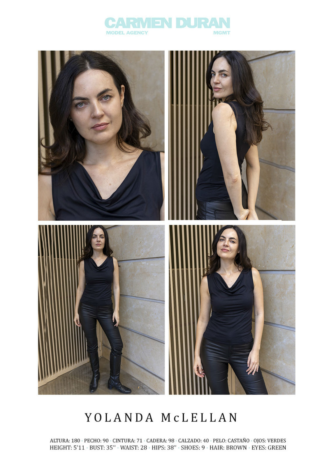 YOLANDA McLELLAN. Carmen Duran Model Agency.